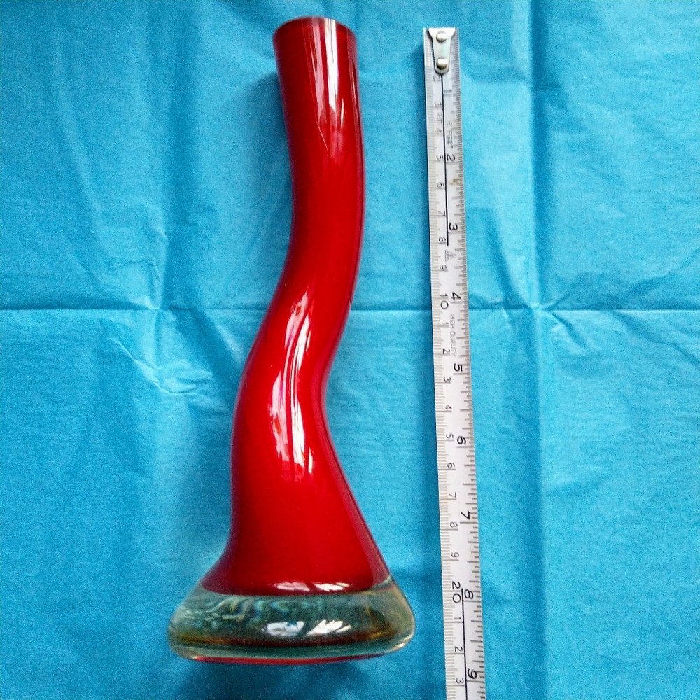 Red Single Bud Vase